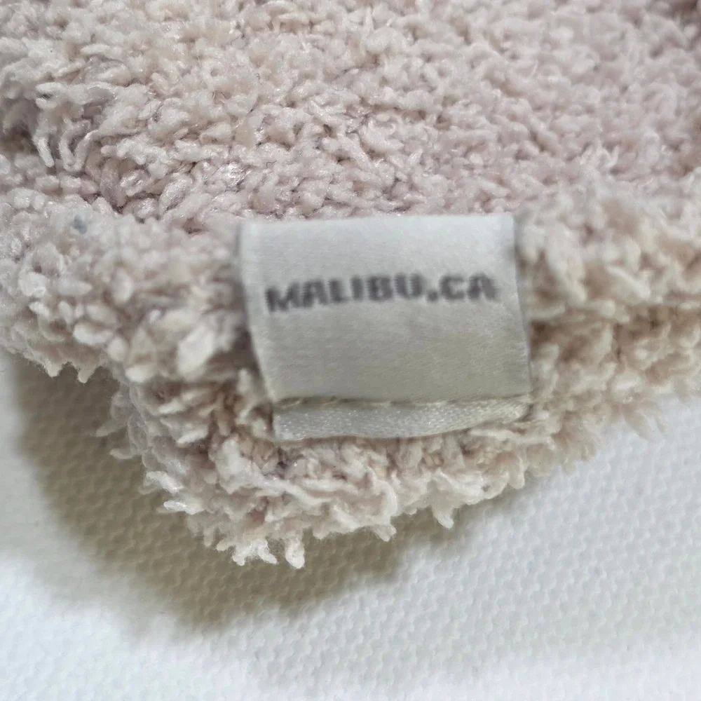 Barefoot Dreams Socks Womens OS Pink Fuzzy Malibu Collection Cozy Loungewear